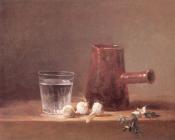 Glass of Water and a Coffee Pot - 让·巴蒂斯特·西梅翁·夏尔丹